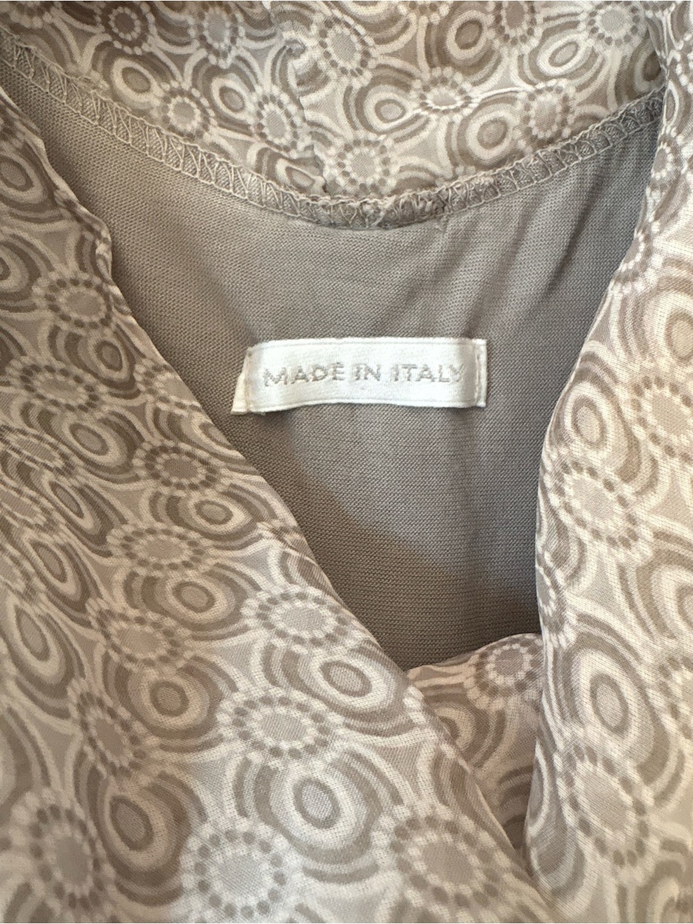 👉3/$25 Italian Silk Lagenlook Fairy Core Dress S - Picture 4 of 4